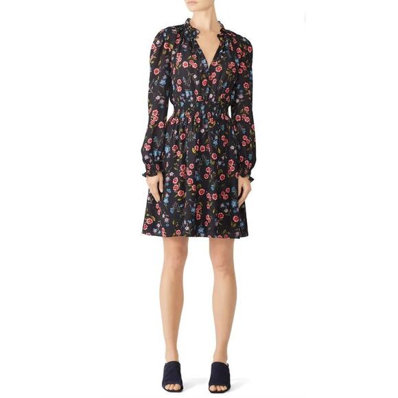 kate spade Dresses & Skirts - Kate Spade New York Meadow Smock Waist Floral Mini Dress Size XS